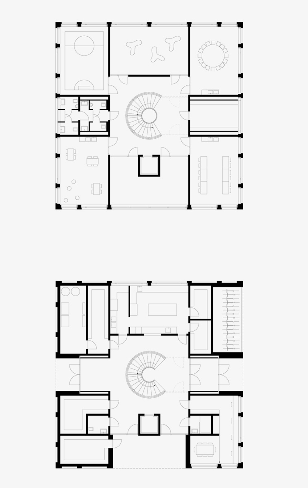 Wettbewerb Neubau Tagesbetreuung St.Gallen Architektur Grundriss