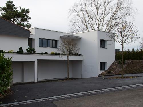 Anbau Neubau EFH Einfamilienhaus Münchwilen Wil  Wohnraumerweiterung Architektur Bauleitung Fassade